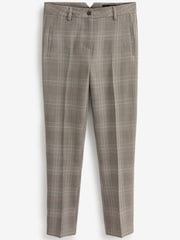 Natural Check Tailored Slim Trousers - Image 6 of 7