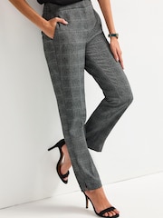 Kariert - Figurformende Slim-Hose - Bild 1 von 6
