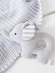 JoJo Maman Bébé Elephant Soft Rattle - Image 2 of 2