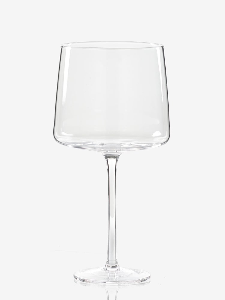 Set van 2 hoekige ginglazen - Image 4 of 4