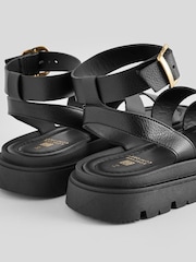 Черный - Сандалии на массивной подошве с ремешком вокруг щиколотки Forever Comfort® - Image 9 of 9