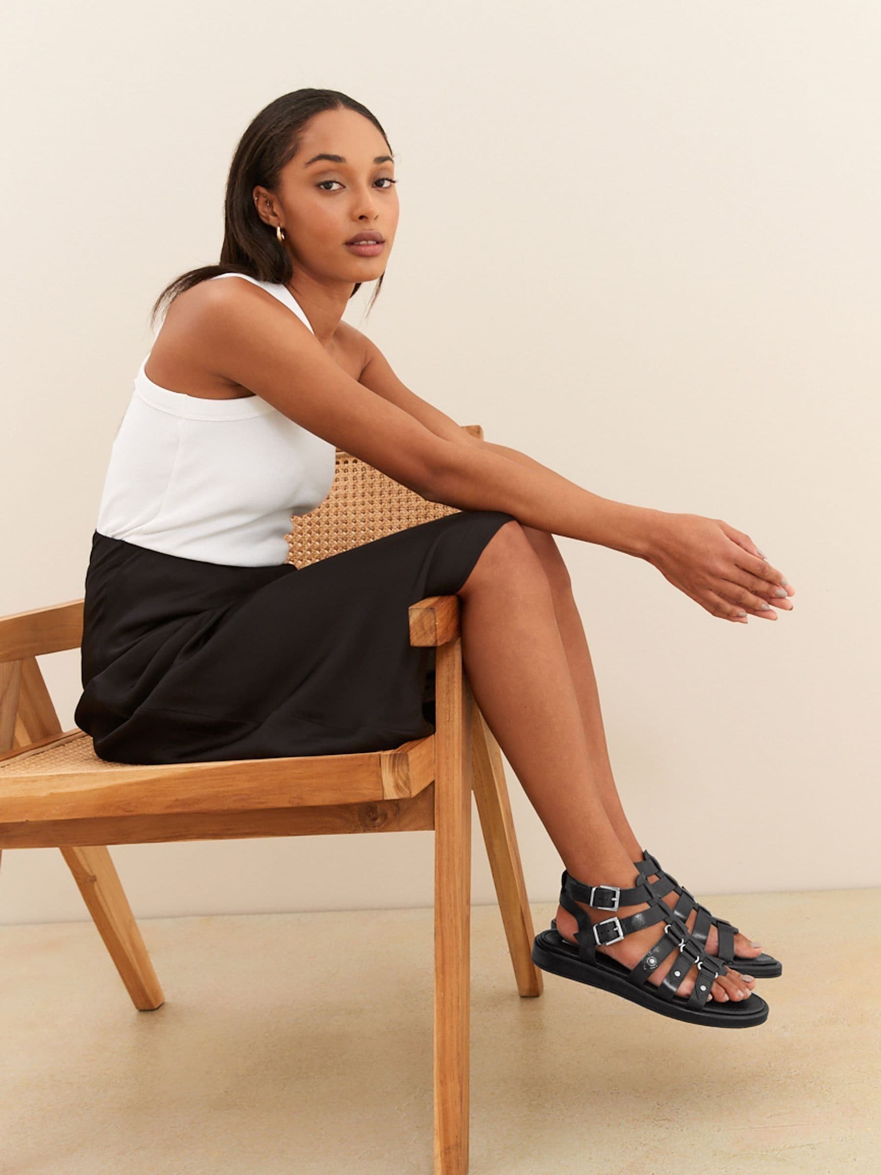 Gray gladiator sandals online