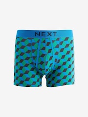 Blau/Rosa, Geo - 8er-Pack - Boxershorts mit A-Front, 4er-Pack - Bild 4 von 10