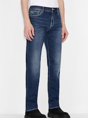 Armani Exchange Straight Fit Mens J16 Jeans - Image 3 of 5