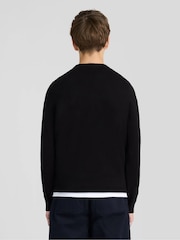 Lyle & Scott Black Crew Neck Knitted Boys Jumper - Image 2 of 5