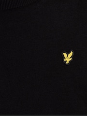 Lyle & Scott Black Crew Neck Knitted Boys Jumper - Image 5 of 5