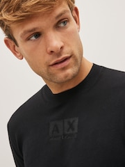 Armani Exchange Cotton Crew Neck Jumper - Image 3 of 5