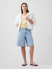 Gap Yellow Favourite V-Neck Short Sleeve T-Shirt - Image 3 of 5