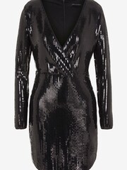 Armani Exchange Sequin Black Dress - Image 5 of 6