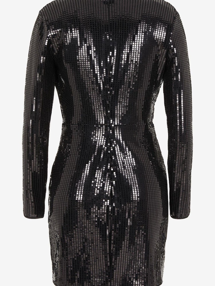 Armani Exchange Sequin Black Dress - Image 6 of 6