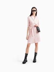 Armani Exchange Pink Shirt Dress - Image 4 of 7