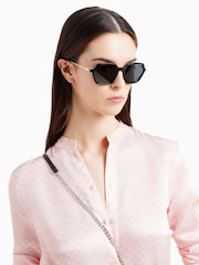 Armani Exchange Pink Shirt Dress - Image 5 of 7