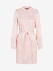 Armani Exchange Pink Shirt Dress - Image 6 of 7