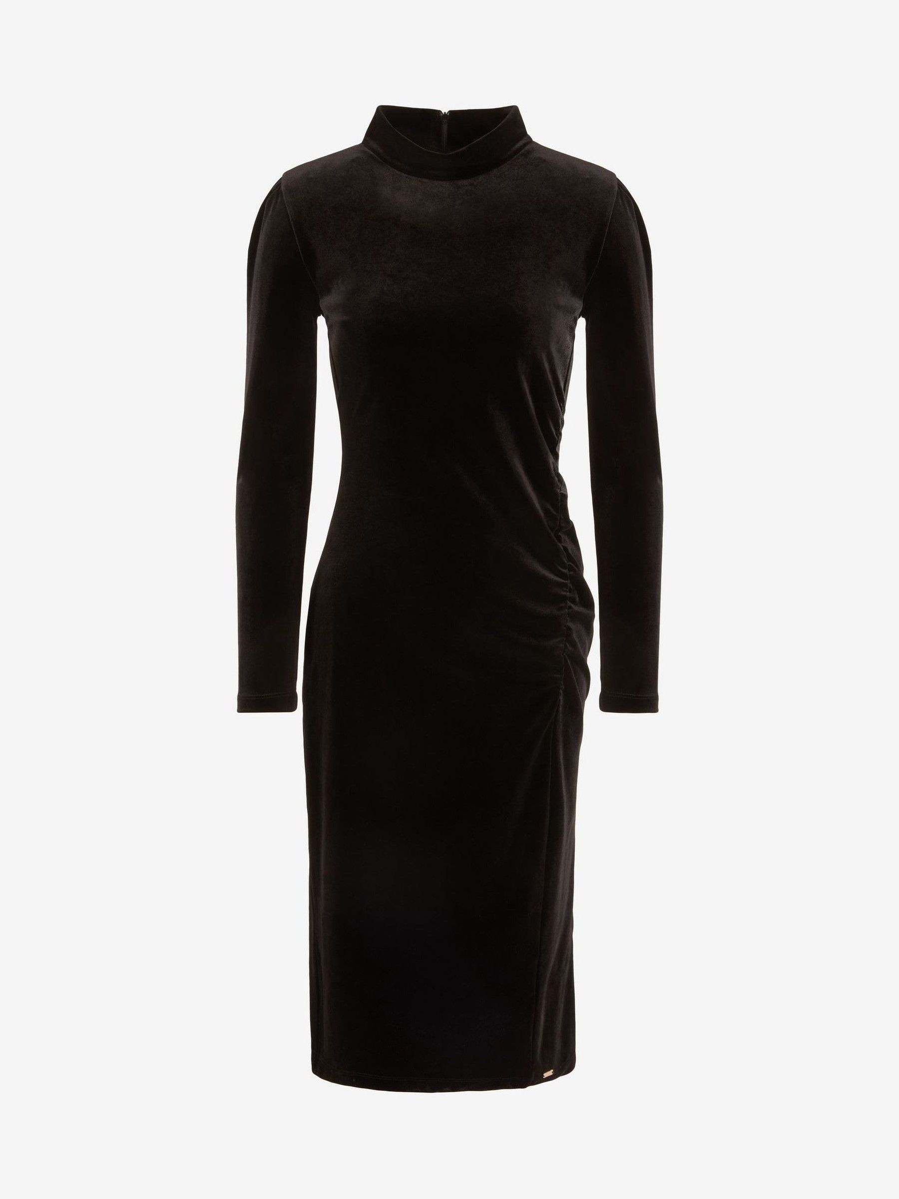 Buy Armani Exchange Black Velvet Dress from Next Luxembourg