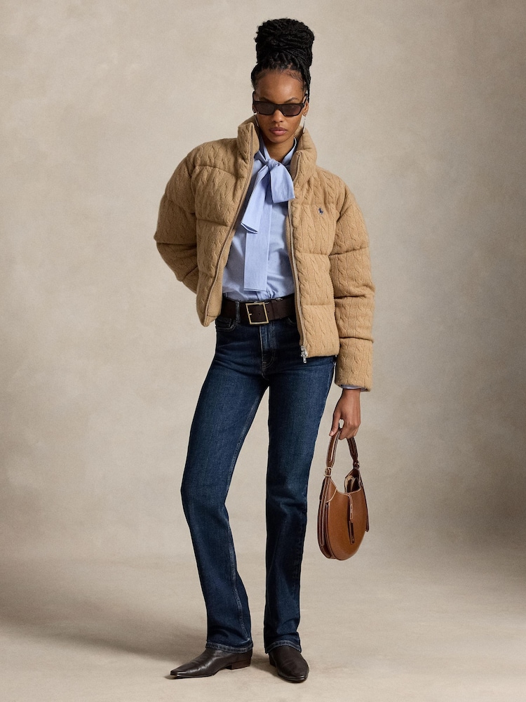Polo Ralph Lauren Brown Puffer Jacket - Image 1 of 4
