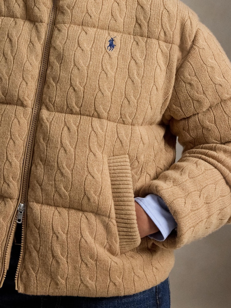 Polo Ralph Lauren Brown Puffer Jacket - Image 4 of 4