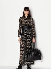 Armani Exchange Fleck Black Shirt - Image 1 of 6