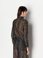 Armani Exchange Fleck Black Shirt - Image 2 of 6