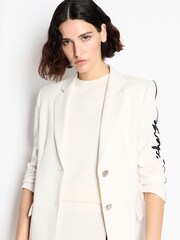 Armani Exchange Cream Knitted Vest - Image 3 of 6