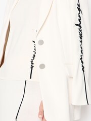 Armani Exchange Cream Knitted Vest - Image 4 of 6