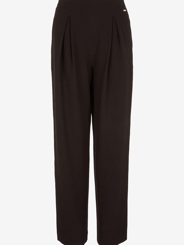 Armani Exchange Wide Leg Black Trousers - Image 6 of 6