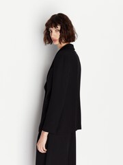 Armani Exchange Pique Black Blazer - Image 2 of 7