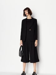 Armani Exchange Pique Black Blazer - Image 3 of 7