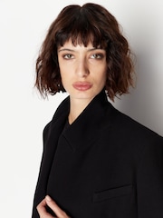Armani Exchange Pique Black Blazer - Image 4 of 7
