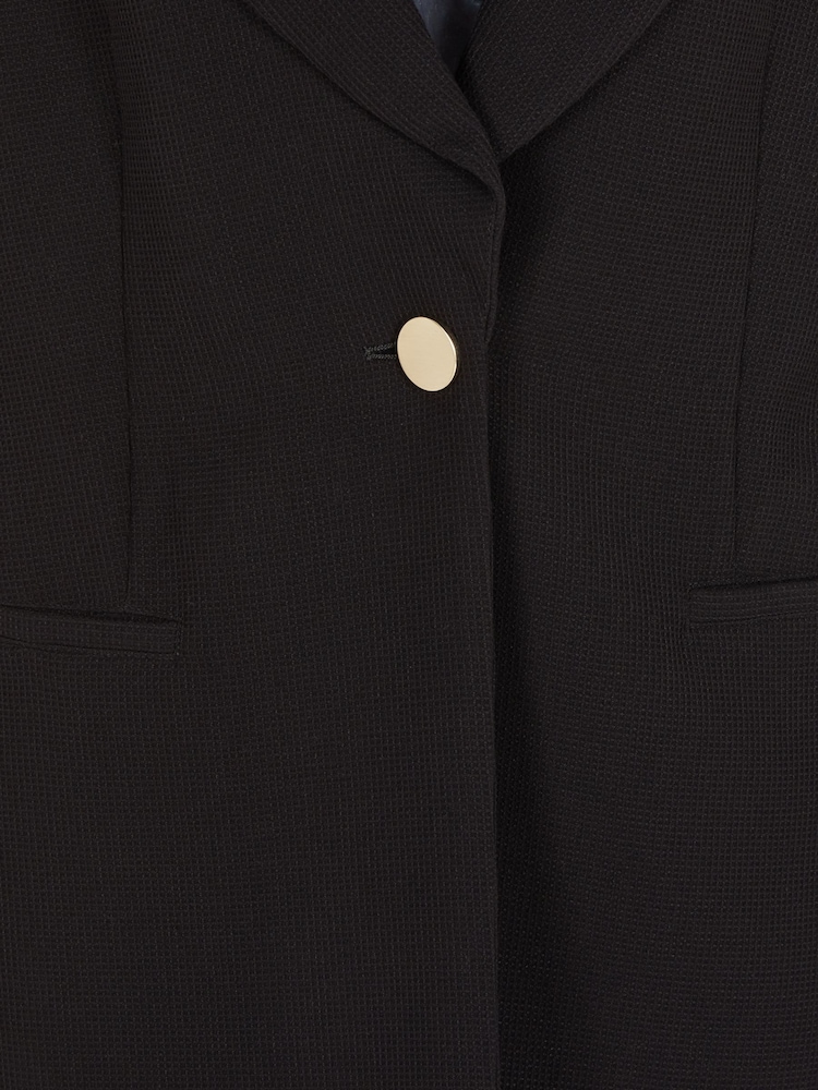 Armani Exchange Pique Black Blazer - Image 7 of 7