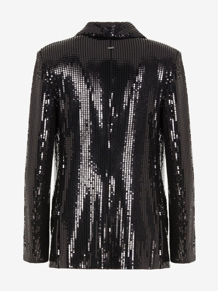 Armani Exchange Sequin Black Blazer - Image 6 of 6