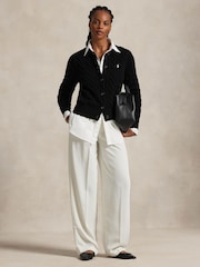 Polo Ralph Lauren Black Knit Sweater Cardigan - Image 1 of 9