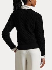 Polo Ralph Lauren Black Knit Sweater Cardigan - Image 8 of 9