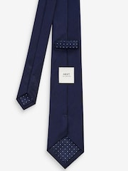 Navy Blue Silk Tie - Image 2 of 2