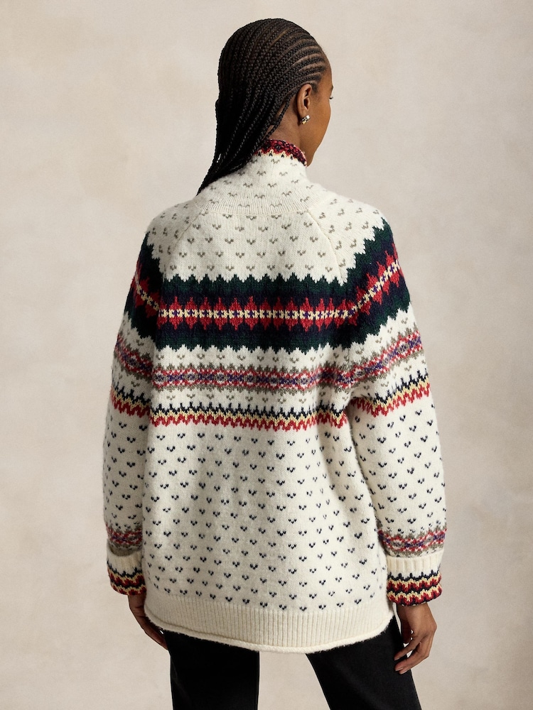 Polo Ralph Lauren Cream Fairisle Sweater - Image 2 of 4
