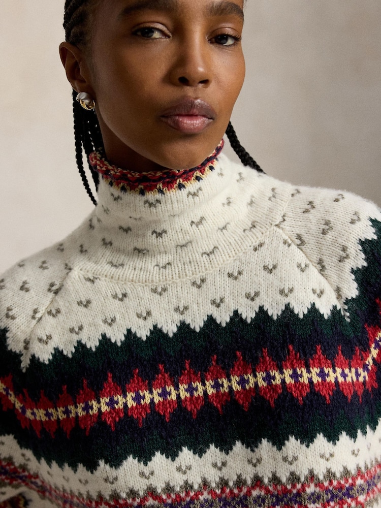 Polo Ralph Lauren Cream Fairisle Sweater - Image 4 of 4