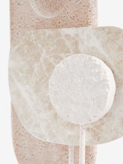 Cream Marble Effect Abstract Sculpture - Image 2 of 5