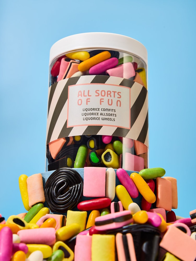 Sweet Me Keep Me The Liquorice 650g Sweet Jar - Image 1 of 6 Sweet Me Keep Me The Liquorice 650g Sweet Jar - Image 1 of 6