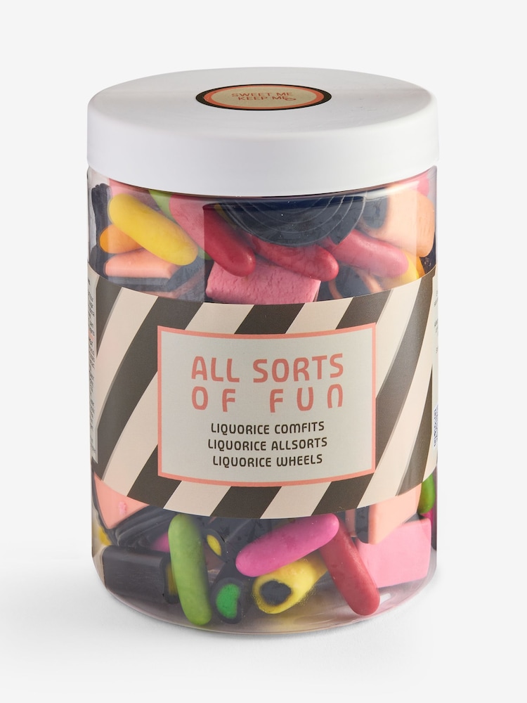 Sweet Me Keep Me The Liquorice 650g Sweet Jar - Image 6 of 6 Sweet Me Keep Me The Liquorice 650g Sweet Jar - Image 6 of 6