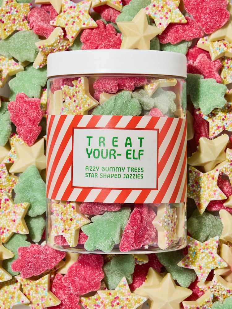 Sweet Me Keep Me Christmas Fizzy Trees And Snowie Stars 600g Sweet Jar - Image 2 of 5 Sweet Me Keep Me Christmas Fizzy Trees And Snowie Stars 600g Sweet Jar - Image 2 of 5