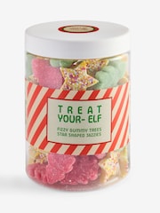 Sweet Me Keep Me Christmas Fizzy Trees And Snowie Stars 600g Sweet Jar - Image 5 of 5