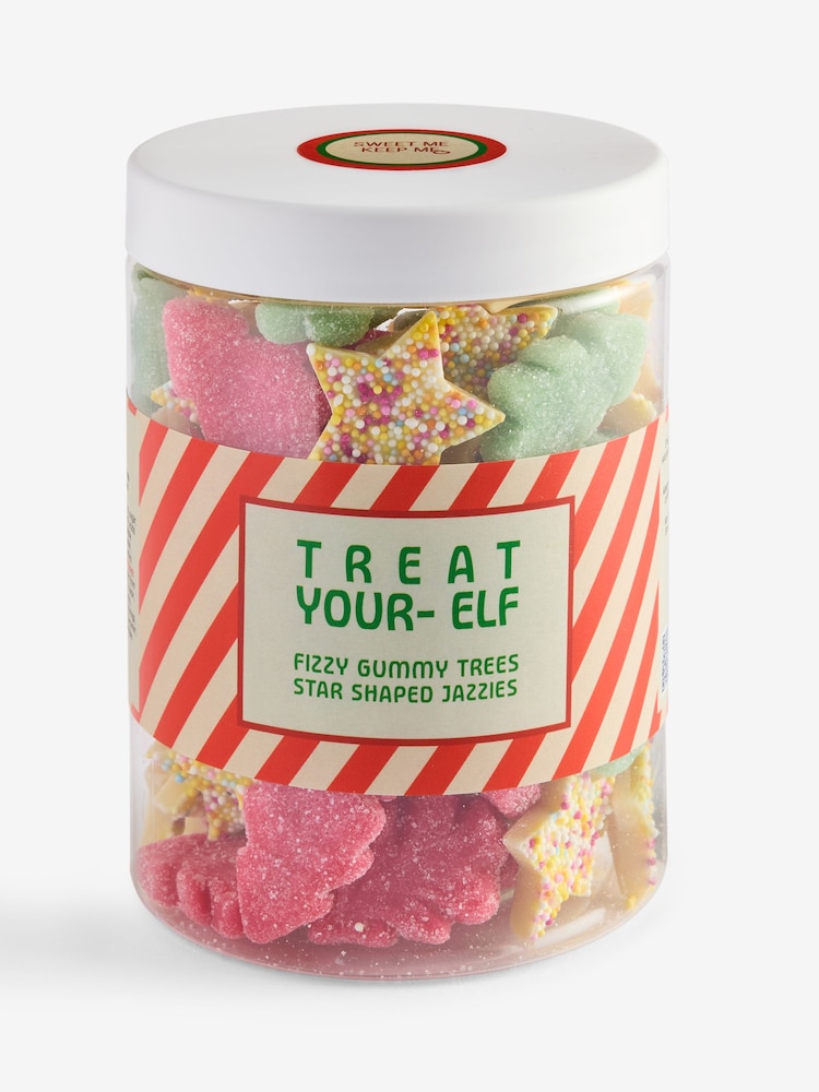 Sweet Me Keep Me Christmas Fizzy Trees And Snowie Stars 600g Sweet Jar - Image 5 of 5 Sweet Me Keep Me Christmas Fizzy Trees And Snowie Stars 600g Sweet Jar - Image 5 of 5