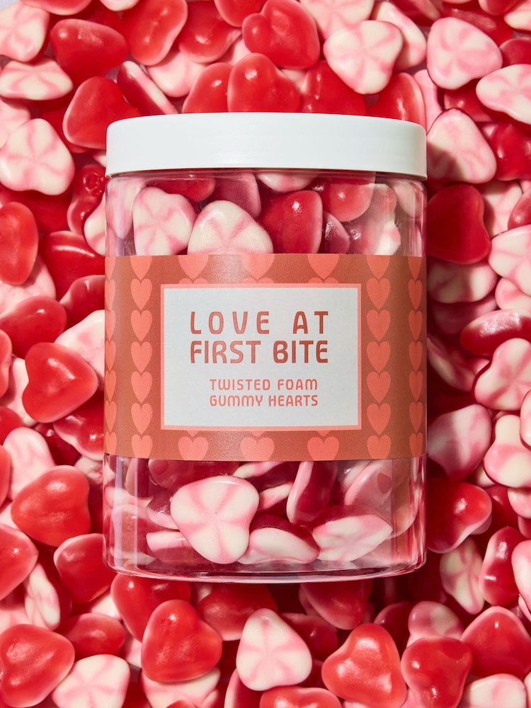 Sweet Me Keep Me Gummy Twisted Hearts 800g Sweet Jar - Image 2 of 4 Sweet Me Keep Me Gummy Twisted Hearts 800g Sweet Jar - Image 2 of 4