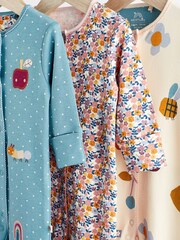 Modrozelena modra - Otroška oblačila za spanje Character 3 Pack (0-2yrs) - Slika 3 iz 9
