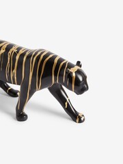 Black Petra the Panther Gold Drip Ornament - Image 4 of 4
