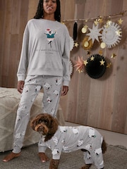 Grey Sheep Matching Family Womens Jersey Pyjamas - Image 3 of 4