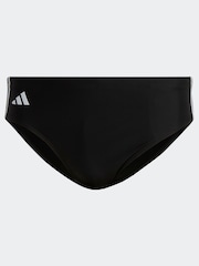 adidas Black Classic 3-Stripes Swim Boxers - Image 6 of 6
