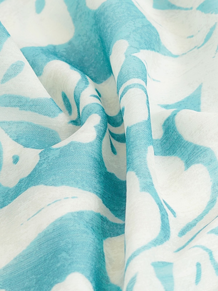 Grün/Blau bedruckt - Sommer-Camisole mit Schulterschürung - Bild 6 von 6 Grün/Blau bedruckt - Sommer-Camisole mit Schulterschürung - Bild 6 von 6