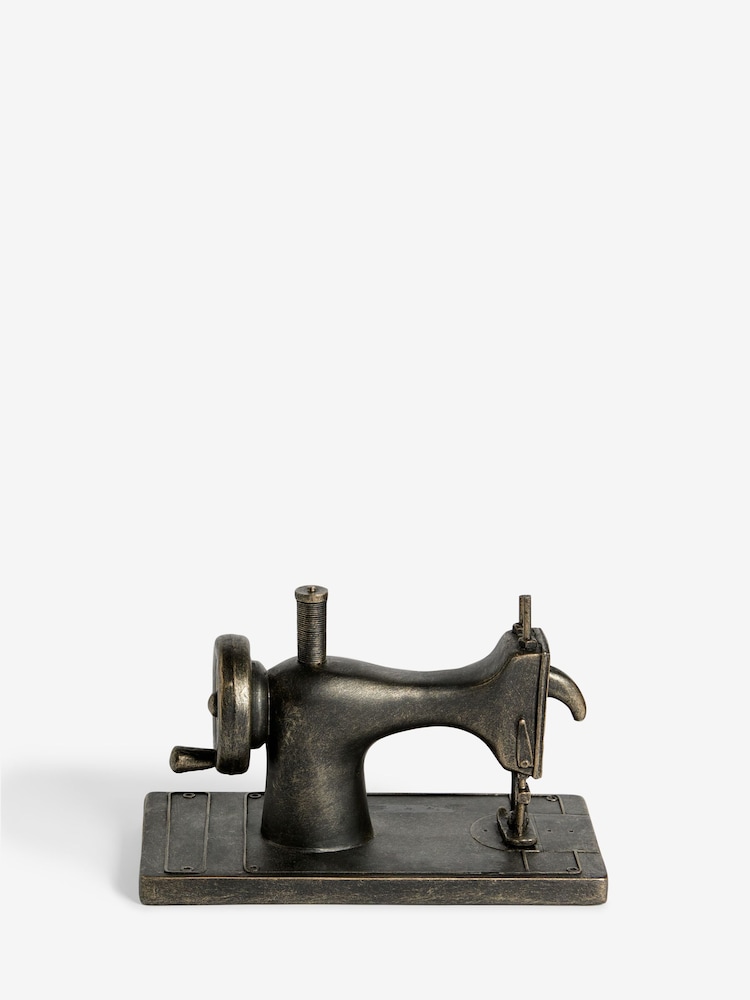 Black Vintage Sewing Machine Ornament - Image 2 of 4