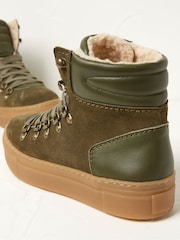 FatFace Green Georgie Hybrid Hiker Ankle Boots - Image 3 of 3