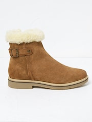 FatFace Brown Callie Suede Ankle Boots - Image 1 of 3